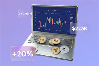 Représentation graphique de la plateforme de trading automatique alimentée par intelligence artificielle sur Lavender Raf